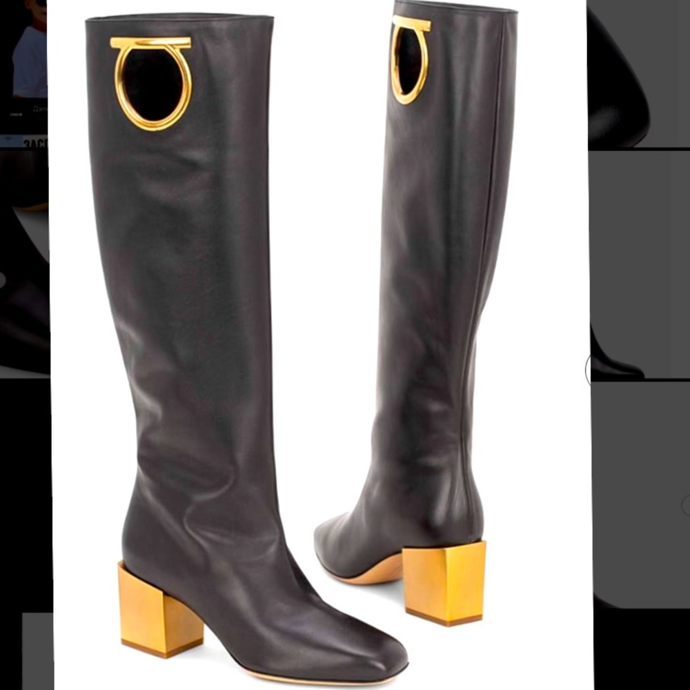 Salvador ferragamo boot size 7,5 . Beautiful classy soft leather